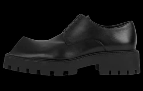 Balenciaga Rhino 25mm Derby Black Calfskin