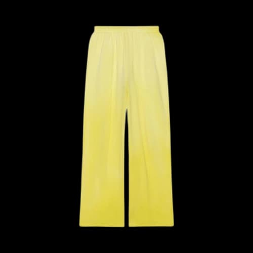 Balenciaga Large Fit Sweatpants 'Yellow'