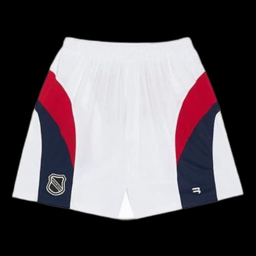 Balenciaga Logo Patch Hockey Short 'White'