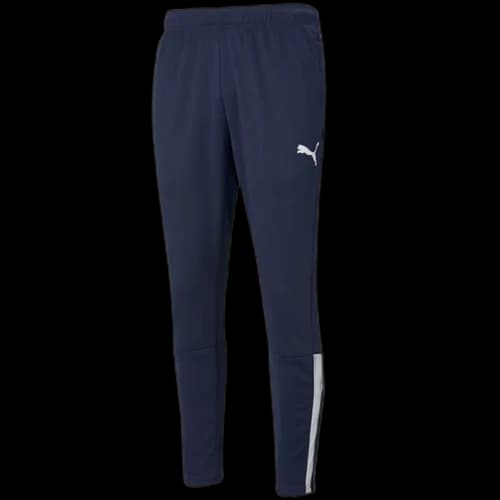 PUMA Soccer Bottoms Men's Blue Moderate Straight Fit Pants