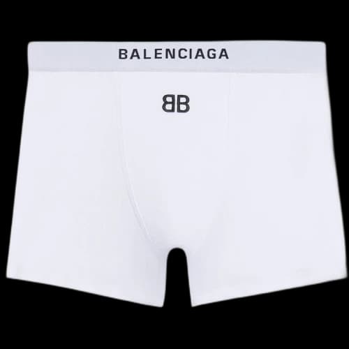 Balenciaga Sports Slip Shorty 'White'