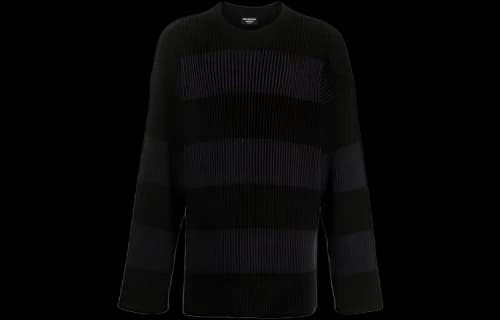 Balenciaga BB Striped Sweater 'Black'