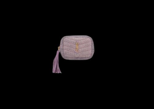 Saint Laurent Baby Lou Belt Bag Washed Purple