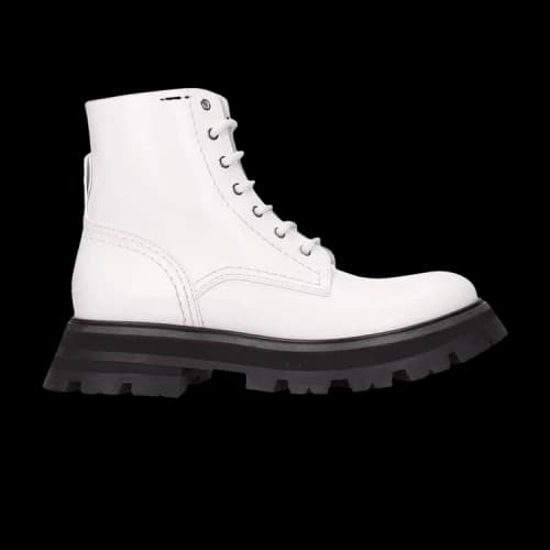 Alexander McQueen Wander Boot 'White Black' (Women's)