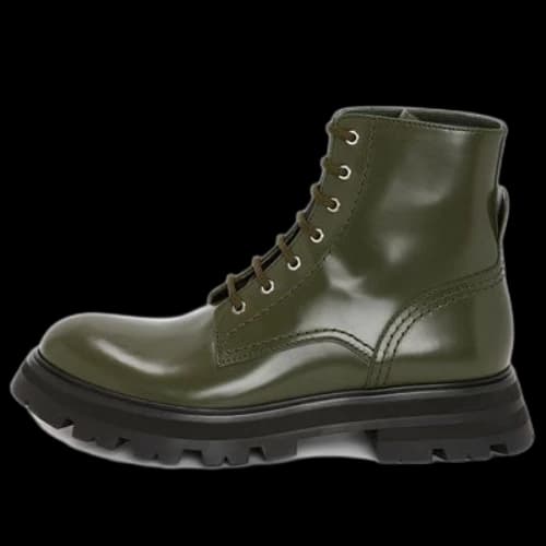 Alexander McQueen Wander Boot 'Khaki Green' (Women's)