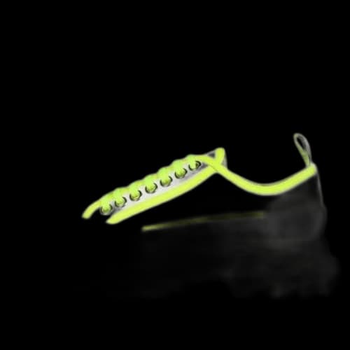 Alexander McQueen Tread Slick Neon Low Top Platform Sneakers 'White Solar Green' (Women's)