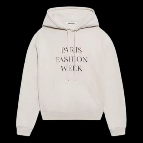 Balenciaga SS21 Fashion Week Shrunk Hooded Sweatshirt Grey (Women's)