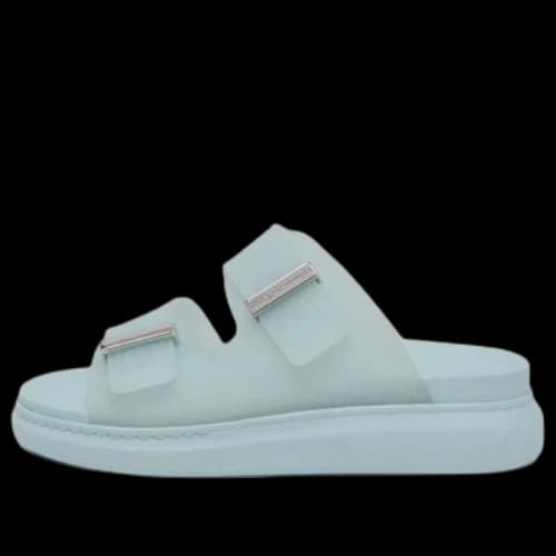 Alexander McQueen Hybrid Slides 'Powder Blue Silver' (Women's)