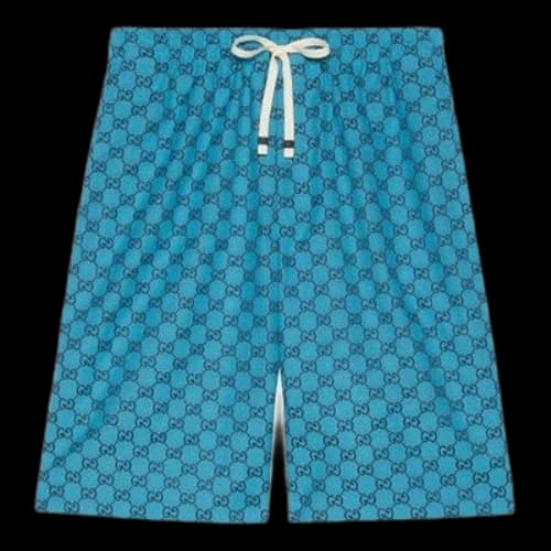 Gucci GG Multicolor Canvas Shorts 'Blue'