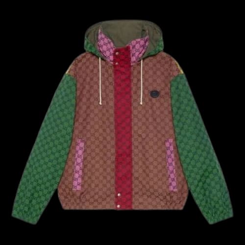 Gucci GG Canvas Zip Jacket 'Multicolor'