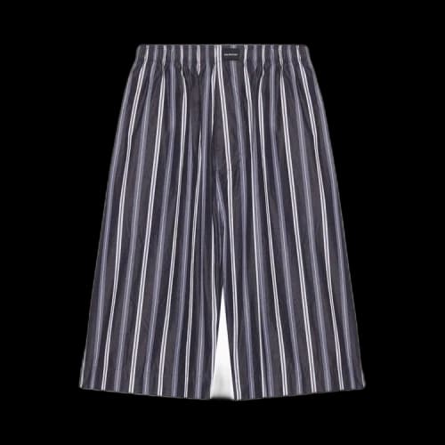 Balenciaga Pajama Shorts 'Black/Grey'