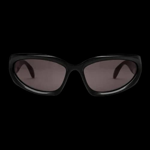 Balenciaga Swift Oval Sunglasses 'Black' (Women's)