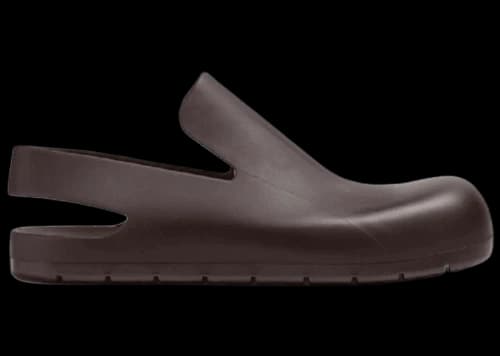 Bottega Veneta Rubber Slingback Puddle Shoe Fondant