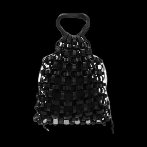 Bottega Veneta Leather Chain Bag 'Black'