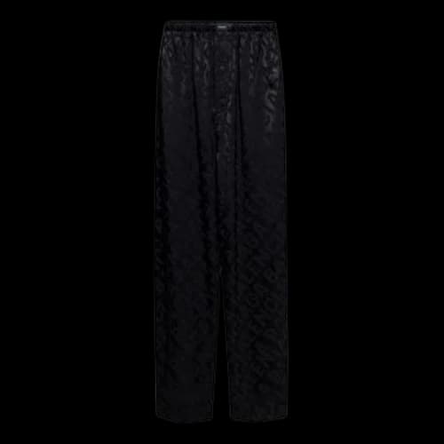Balenciaga Logo Jacquard Trousers 'Black'