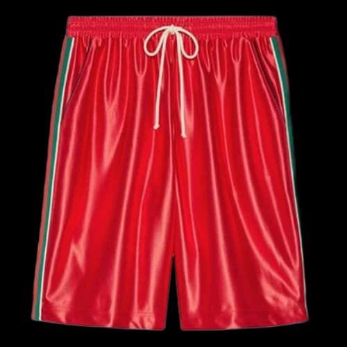 Gucci SS21 Side Hem Shorts 'Red'