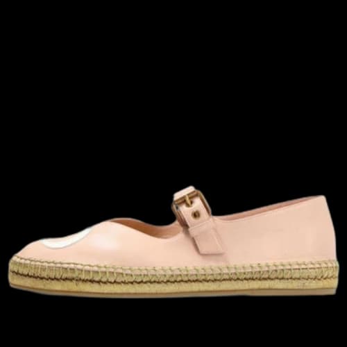 Gucci Leather Espadrilles 'Pink' (Women's)