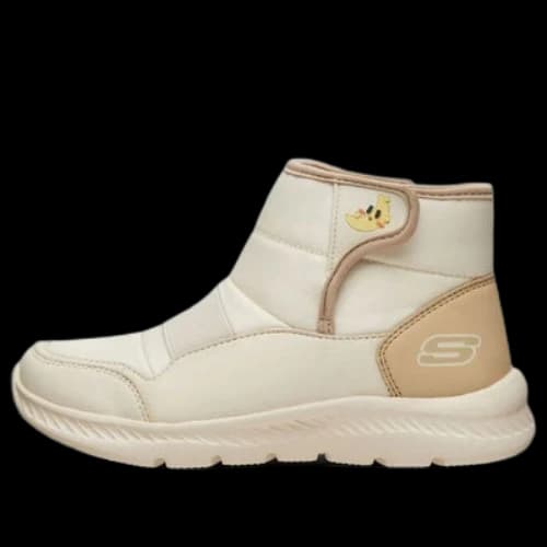 (GS) Skechers Comemory Foamy Boots 'Beige White'