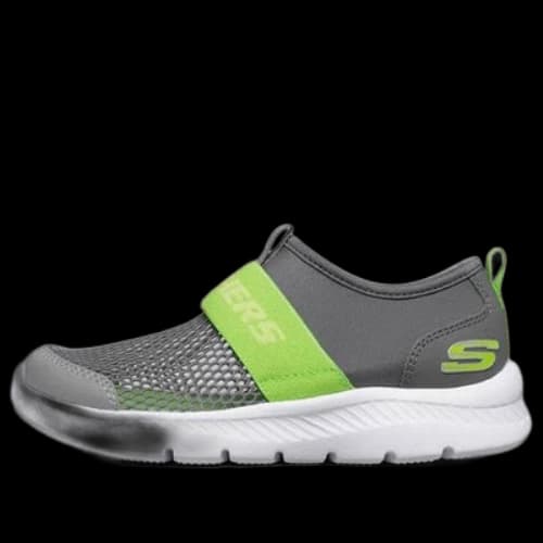 (GS) Skechers Comfy Flex 2.0 'Dark Grey Yellow'
