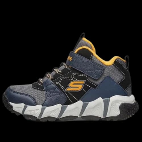 (GS) Skechers Velocitrek Mid Peak Athletic Shoes 'Grey Blue Yellow'
