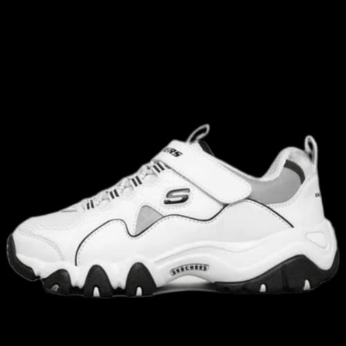 (GS) Skechers D lites 2.0 Casual Running Shoes KIDS White
