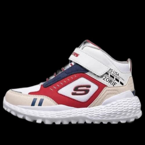 (GS) Skechers Monster Shoes 'White Red Navy'