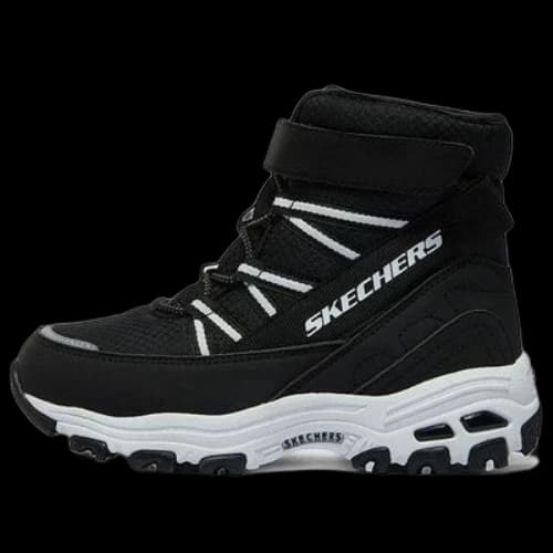 (GS) Skechers Winter Comfy Boots 'Black White'