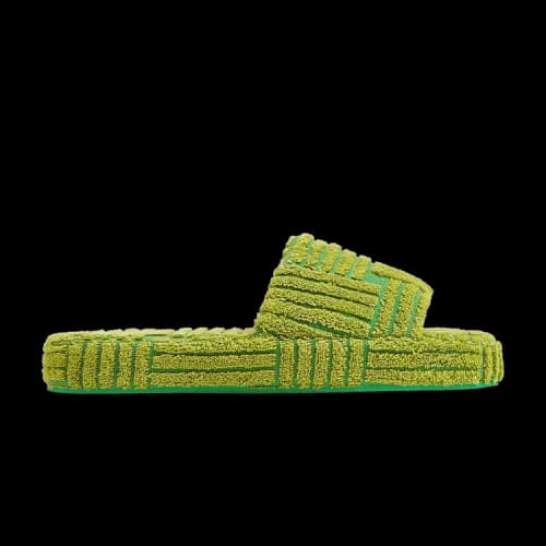 Bottega Veneta Resort Sponge Slide 'Parakeet Kiwi'