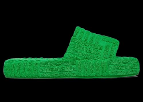 Bottega Veneta Resort Sponge Slide Grass