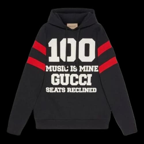 Gucci 100 Cotton Hoodie 'Black' (Women's)