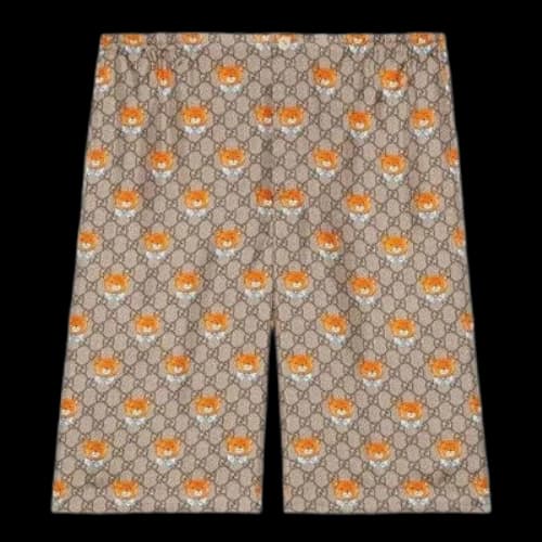 Gucci x Kai GG Silk Shorts 'Beige Brown'