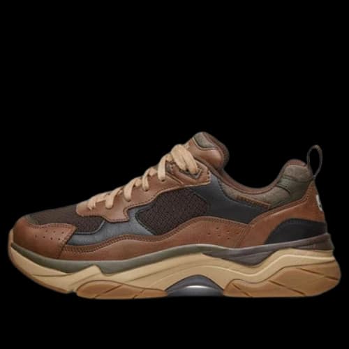Skechers Staxed Running Shoes Brown