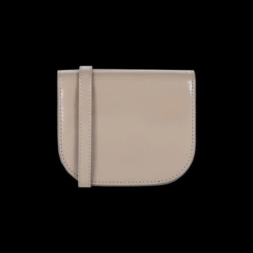 Ferragamo Leather Coin Purse 'Beige'