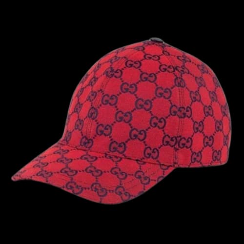 Gucci GG Multicolor Canvas Baseball Hat 'Red Blue'