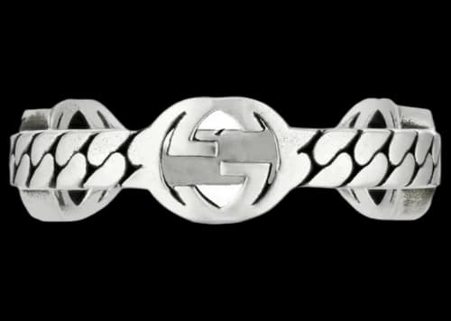 Gucci Interlocking G Ring Silver
