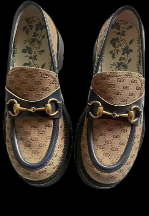 Gucci GG Horsebit Loafers 'Beige Brown' (Women's)