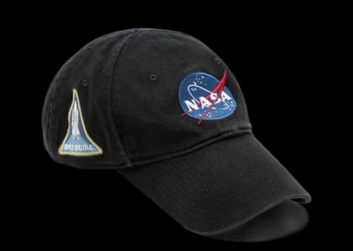 Balenciaga x NASA Baseball Cap Black