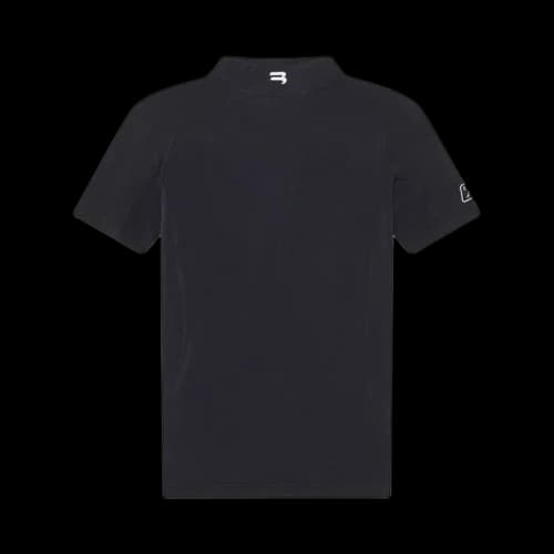 Balenciaga Short-Sleeve Fitted Top 'Black/White'