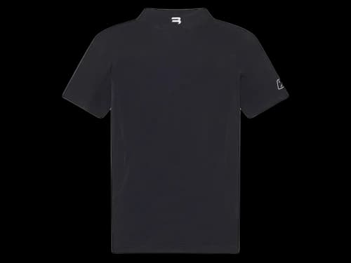 Balenciaga Sporty B Turtle Neck Bodycon Fit Top Black/White