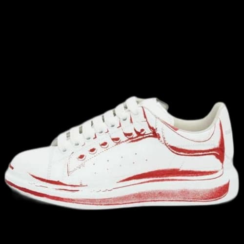 Alexander McQueen Oversized Sneaker 'White Lust Red Print'