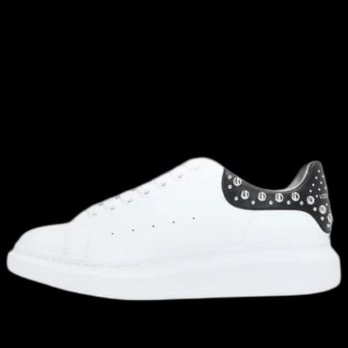 Alexander McQueen Oversized Sneaker 'White Black Studded'