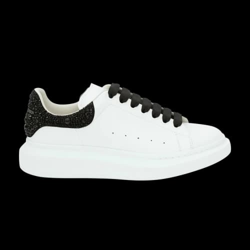 Alexander McQueen Oversized Sneaker 'White Black Crystal'