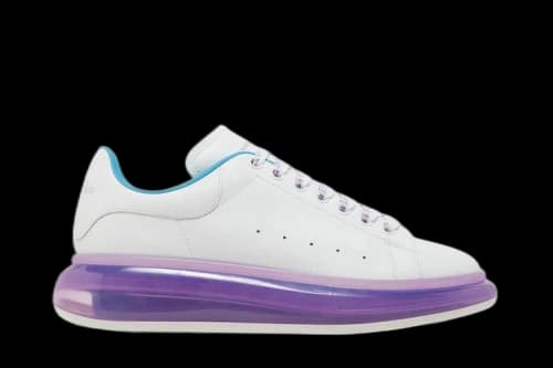 Alexander McQueen Oversized Sneaker 'Transparent Sole - White Purple'