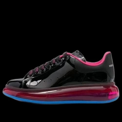 Alexander McQueen Oversized Sneaker 'Transparent Sole - Black Pink'