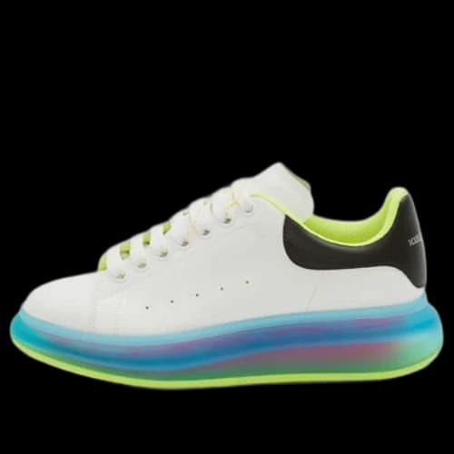 Alexander McQueen Oversized Sneaker 'Transparent Sole - White Iridescent'