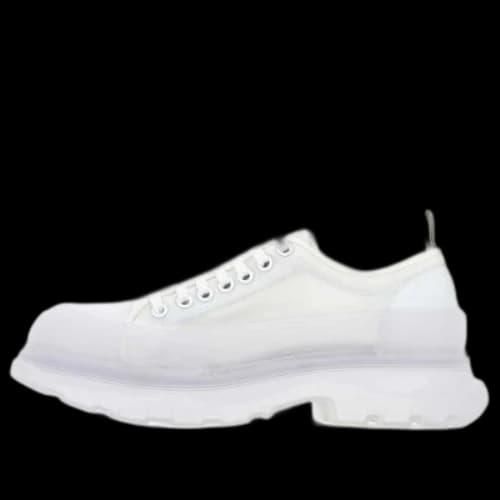 Alexander McQueen Tread Slick Sneakers 'White Transparent'