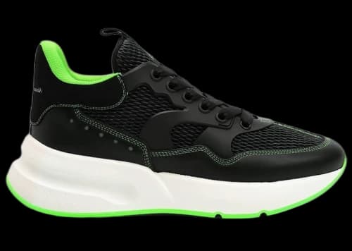 Alexander McQueen Oversized Runner Black Green
