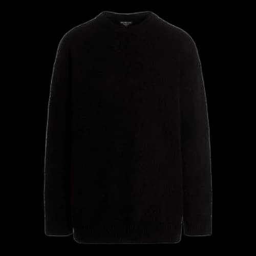 Balenciaga Jacquard Logo Knit Sweater 'Black'