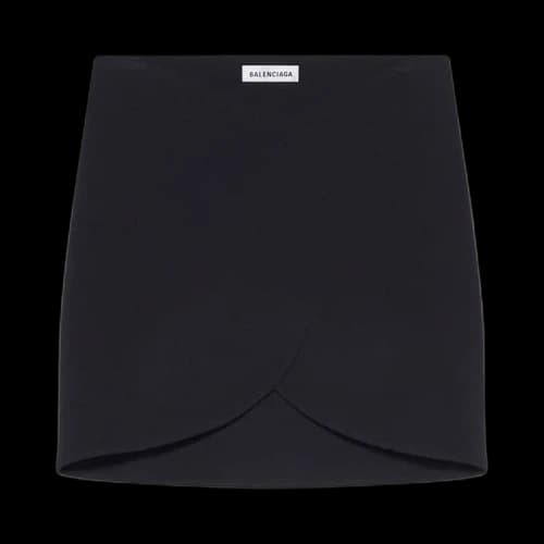 Balenciaga Circle Mini Skirt 'Black'