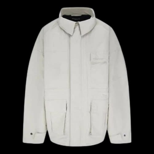 Balenciaga Technical Ripstop Parka Jacket 'Beige'